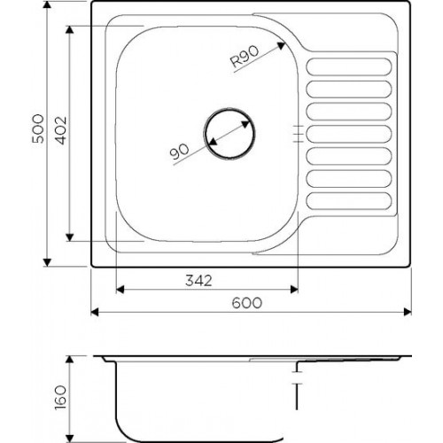 Кухонная мойка Omoikiri Kashiogawa 60 IN