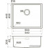 Кухонная мойка Omoikiri Tadzava 54-U/I-LG Ultra (светлое золото)