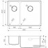 Кухонная мойка Omoikiri Tadzava 58-2-U/IF IN-R