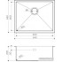 Кухонная мойка Omoikiri Taki 54-U/IF-GM (4973107)
