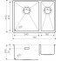 Кухонная мойка Omoikiri Taki 58-2-U/IF IN-L