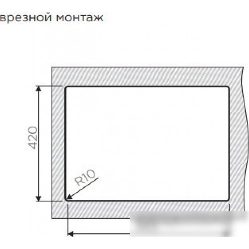 Кухонная мойка Omoikiri Taki 58-2-U/IF IN-L