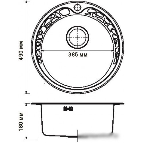 Кухонная мойка Omoikiri Tovada 49-1-IN (4993006)