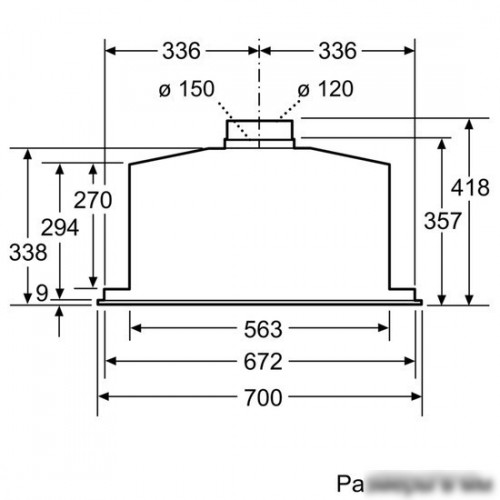Кухонная вытяжка NEFF D57ML66N1