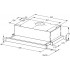 Кухонная вытяжка Weissgauff TEL 600 Black Glass
