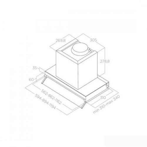 Кухонная вытяжка Elica Box In Plus IXGL/A/60 PRF0097795A