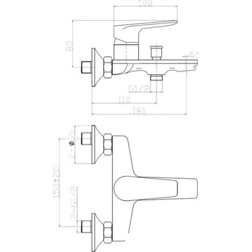 Смеситель WeltWasser WW MX ODER 403 (хром)