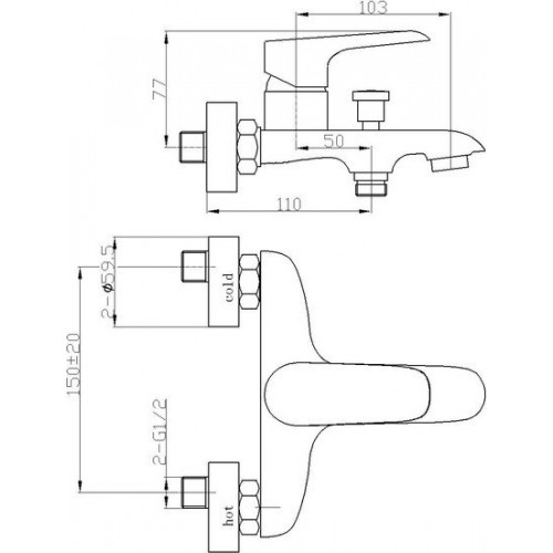 Смеситель WeltWasser WW MX BONN 303 (хром)