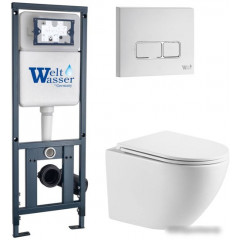 Унитаз WeltWasser Marberg 410+Merzbach 041 GL-WT+MAR 410 SE GL-WT