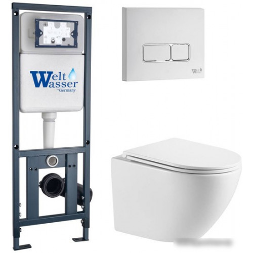 Унитаз WeltWasser Marberg 410+Merzbach 041 GL-WT+MAR 410 SE GL-WT