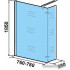 Душевая стенка WeltWasser WW400 80G+30G
