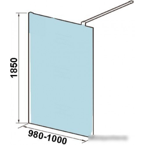 Душевая стенка WeltWasser WW400 100G-1