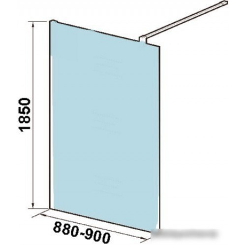 Душевая стенка WeltWasser WW400 90G-1