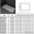 Душевой поддон WeltWasser TRS 12080 Stone-BL 120x80