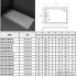 Душевой поддон WeltWasser TRS 10070 Stone-WT 100x70