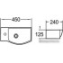 Умывальник WeltWasser Aisbach 7945 GL-WT L (белый глянец)