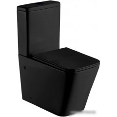 Унитаз WeltWasser Gelbach 001 XL MT-BL (черный матовый)