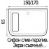 Ванна Wemor 150/85/55 S