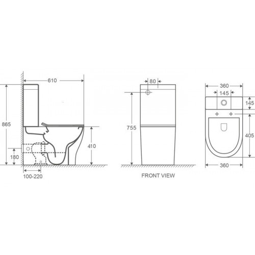 Унитаз WeltWasser Angerbach 001 GL-WT (белый глянец)