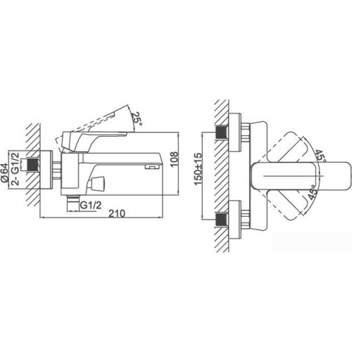 Смеситель D&K DA1433201
