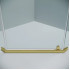 Душевой уголок Grossman Pragma 90x90x195 302.K33.03.9090.32.00 (золото сатин/прозрачное стекло)