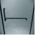 Душевой уголок Grossman Pragma 90x90x195 302.K33.03.9090.21.02 (черный матовый/шиншилла стекло)