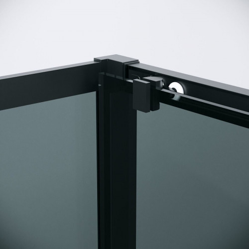 Душевой уголок Grossman Cosmo 130x70x195 120.K33.02.1370.21.10 (черный матовый/тонированное стекло)