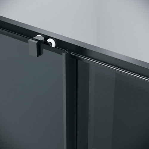 Душевой уголок Grossman Cosmo 130x70x195 120.K33.02.1370.21.10 (черный матовый/тонированное стекло)