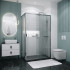 Душевой уголок Grossman Style 100x70x195 120.K33.05.1070.10.02 (хром/стекло шиншилла)