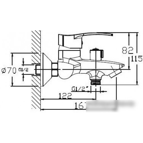 Смеситель Haiba HB6070
