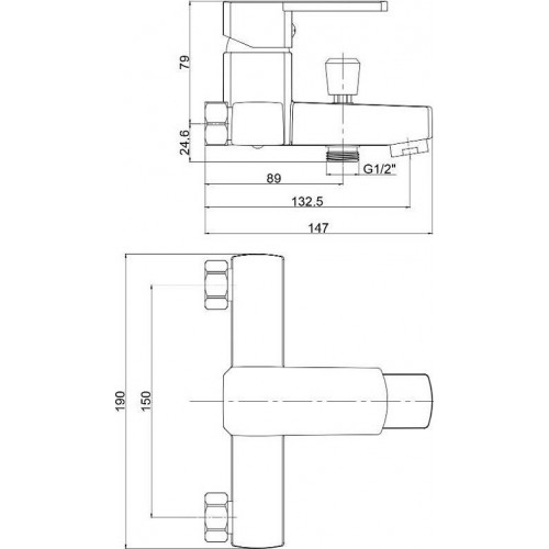 Смеситель Voda Iceberg IC54