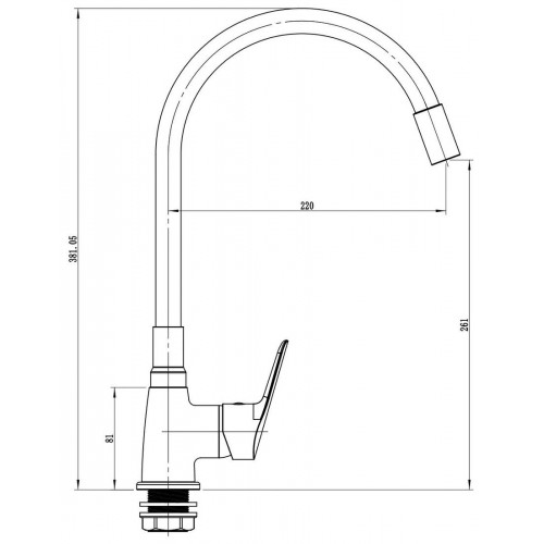 Смеситель Voda SG519B