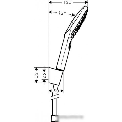 Душевой гарнитур Hansgrohe Raindance Select E 120 [26720000]