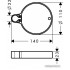 Полка для душа Hansgrohe Cassetta C 28678000