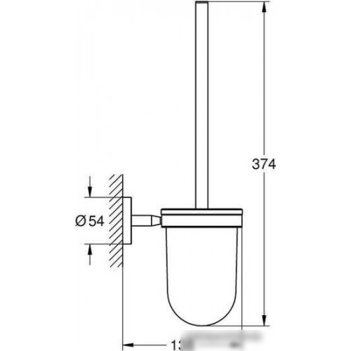 Ершик для унитаза Grohe BauCosmopolitan 40463001