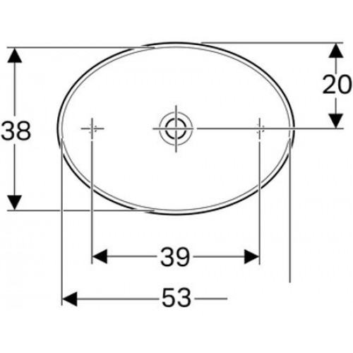 Умывальник Geberit VariForm 500.771.01.2