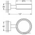 Держатель для мыльницы и стакана Grohe Essentials Cube 40508001