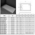Душевой поддон WeltWasser TRS 12090 Stone-BL 120x90