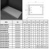 Душевой поддон WeltWasser TRS 9070 Stone-WT 90x70