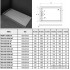 Душевой поддон WeltWasser TRS 10090 Stone-WT 100x90