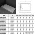Душевой поддон WeltWasser TRS 14080 Stone-BL 140x80