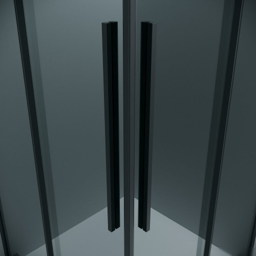 Душевой уголок Grossman Galaxy 100x80x195 300.K33.01.1080.21.10 (черный матовый/тонированное стекло)