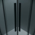 Душевой уголок Grossman Galaxy 100x80x195 300.K33.01.1080.21.10 (черный матовый/тонированное стекло)