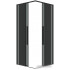 Душевой уголок Grossman Galaxy 80x80x195 300.K33.01.8080.21.10 (черный матовый/тонированное стекло)
