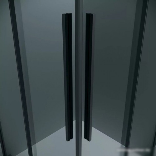 Душевой уголок Grossman Galaxy 80x80x195 300.K33.01.8080.21.10 (черный матовый/тонированное стекло)