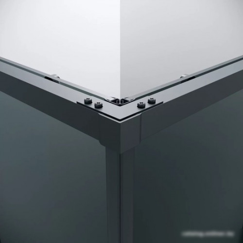 Душевой уголок Grossman Galaxy 80x80x195 300.K33.01.8080.21.10 (черный матовый/тонированное стекло)