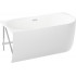 Ванна Wellsee Belle Spa 150x75 235701001 (пристенная ванна (левая) белый глянец, экран, каркас, сифон-автомат хром)
