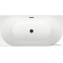 Ванна Wellsee Belle Spa 150x75 235701003 (пристенная ванна (левая) белый глянец, экран, каркас, сифон-автомат матовый черный)