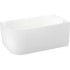Ванна Wellsee Belle Spa 150x75 235702002 (пристенная ванна (правая) белый глянец, экран, каркас, сифон-автомат глянцевый белый)