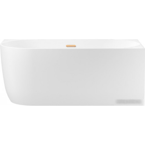 Ванна Wellsee Belle Spa 150x75 235702004 (пристенная ванна (правая) белый глянец, экран, каркас, сифон-автомат золото)
